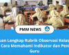 Panduan Lengkap Rubrik Observasi Kelas PMM 2026, Cara Memahami Indikator dan Penilaian Guru