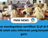 Syarat mendapatkan sertifikat 32 JP di PMM menjadi salah satu informasi yang banyak dicari guru