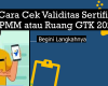 Cara Cek Validitas Sertifikat PMM atau Ruang GTK 2026, Begini Langkahnya