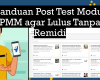 Panduan Post Test Modul PMM agar Lulus Tanpa Remidi